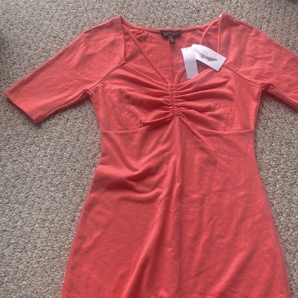 Jessica Simpson Sugar Coral Anisa Sweetheart Ruched Dress XS/S - Picture 8 of 11